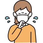 Woman Coughing SVG Icon